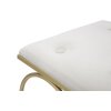 Mauro Ferretti sgabello cuore 50x37,5x51,5 cm oro crema