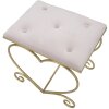 Mauro Ferretti sgabello cuore 50x37,5x51,5 cm oro rosa
