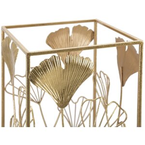 Mauro Ferretti portaombrelli foglia oro 22,5x22,5x48,5 cm oro