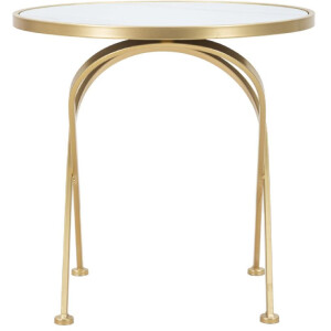 Mauro Ferretti Tavolino Glam Mat Ø 50,5x50 cm oro