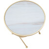 Mauro Ferretti Tavolino Glam Mat Ø 50,5x50 cm oro