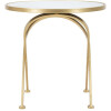 Mauro Ferretti Tavolino Glam Mat Ø 50,5x50 cm oro