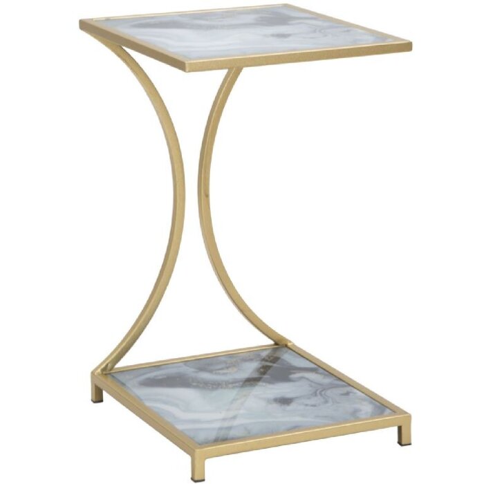 Mauro Ferretti tavolino Glam Ebene 40x35x60 cm oro