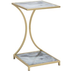 Mauro Ferretti tavolino Glam Ebene 40x35x60 cm oro