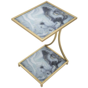 Mauro Ferretti tavolino Glam Ebene 40x35x60 cm oro