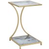 Mauro Ferretti tavolino Glam Ebene 40x35x60 cm oro