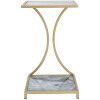 Mauro Ferretti tavolino Glam Ebene 40x35x60 cm oro
