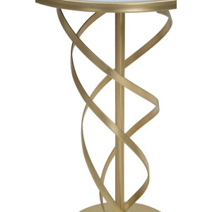 Mauro Ferretti tavolino Glam Spiral Ø 38x61,5 cm oro