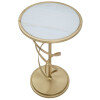 Mauro Ferretti tavolino Glam Spiral Ø 38x61,5 cm oro