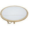 Mauro Ferretti tavolino Glam Spiral Ø 38x61,5 cm oro