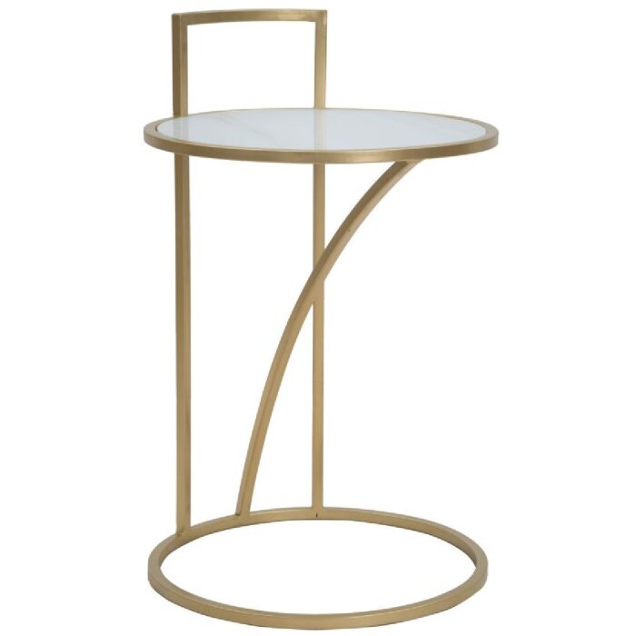Mauro Ferretti tavolino Glam Sofy Ø 38x61 cm oro