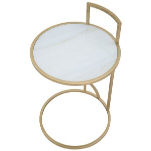 Mauro Ferretti tavolino Glam Sofy Ø 38x61 cm oro