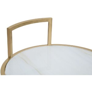 Mauro Ferretti tavolino Glam Sofy Ø 38x61 cm oro