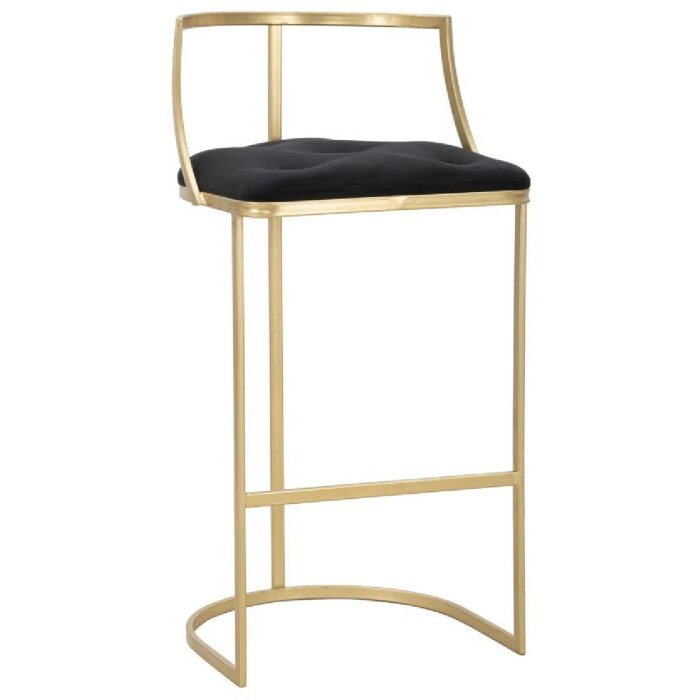 Mauro Ferretti sgabello Istanbul Ø 45x90 cm oro nero