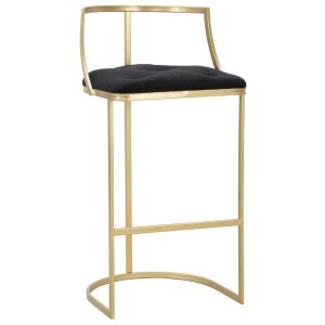 Mauro Ferretti sgabello Istanbul Ø 45x90 cm oro nero