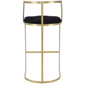 Mauro Ferretti sgabello Istanbul Ø 45x90 cm oro nero
