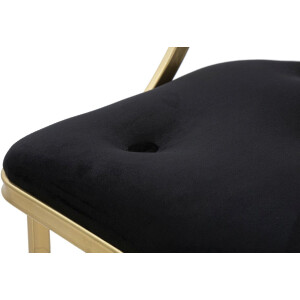 Mauro Ferretti sgabello Istanbul Ø 45x90 cm oro nero