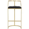 Mauro Ferretti sgabello Istanbul Ø 45x90 cm oro nero
