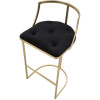 Mauro Ferretti sgabello Istanbul Ø 45x90 cm oro nero