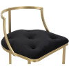 Mauro Ferretti sgabello Istanbul Ø 45x90 cm oro nero