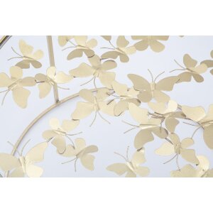 Mauro Ferretti tavolino farfalle Ø 60x40,5 cm oro
