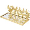 Mauro Ferretti mensola a muro farfalle set di 2 43x19,2x16,5 cm oro