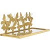 Mauro Ferretti mensola a muro farfalle set di 2 43x19,2x16,5 cm oro