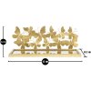 Mauro Ferretti mensola a muro farfalle set di 2 43x19,2x16,5 cm oro