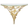 Mauro Ferretti comodino a parete farfalle 44,5x24,5x34,5 cm oro