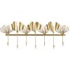 Mauro Ferretti appendiabiti da parete 7 ante 66,2x6x26,3 cm oro