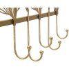 Mauro Ferretti appendiabiti da parete 7 ante 66,2x6x26,3 cm oro