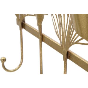 Mauro Ferretti appendiabiti da parete 5 ante 49,5x6x26,3 cm oro