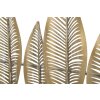 Mauro Ferretti appendiabiti da parete a foglia lunga 65x6x42,5 cm oro