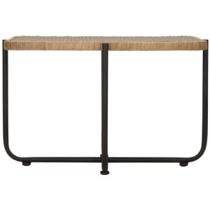 Mauro Ferretti tavolino Cebu 75x55x46,5 cm nero marrone