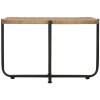 Mauro Ferretti tavolino Cebu 75x55x46,5 cm nero marrone