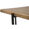 Mauro Ferretti tavolino Cebu 75x55x46,5 cm nero marrone