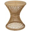 Tavolino Mauro Ferretti in rattan Ø 48x56 cm naturale