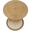 Tavolino Mauro Ferretti in rattan Ø 48x56 cm naturale