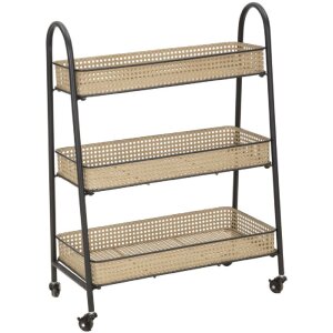 Mauro Ferretti trolley Fuji 60x30x80 cm nero naturale