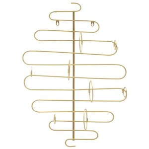 Mauro Ferretti portabottiglie da parete Alid 53x13x72 cm oro per 4 bottiglie