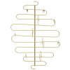 Mauro Ferretti portabottiglie da parete Alid 53x13x72 cm oro per 4 bottiglie