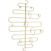 Mauro Ferretti portabottiglie da parete Alid 53x13x72 cm oro per 4 bottiglie