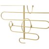 Mauro Ferretti portabottiglie da parete Alid 53x13x72 cm oro per 4 bottiglie