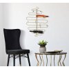 Mauro Ferretti portabottiglie da parete Alid 53x13x72 cm oro per 4 bottiglie