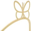 Mauro Ferretti staffa da parete butterfly set 2 pezzi 41,5x18x21 cm oro