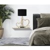 Mauro Ferretti console da parete set di cuori 2 pezzi 41,5x18x21 cm oro