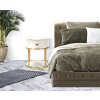 Mauro Ferretti comodino Montpellier Ø 42x48 cm oro crema bianco