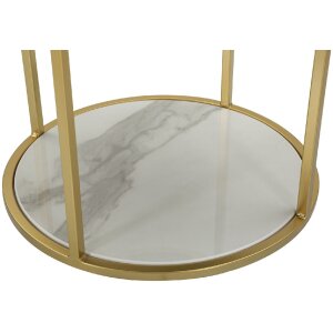 Mauro Ferretti comodino Montpellier Ø 42x48 cm oro rosa