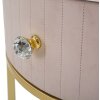 Mauro Ferretti comodino Montpellier Ø 42x48 cm oro rosa