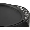 Mauro Ferretti tavolino Blacky Ø 40x65 cm oro nero